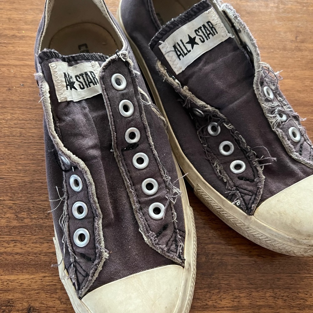 Navy Slip-on Converse Allstars - 8
